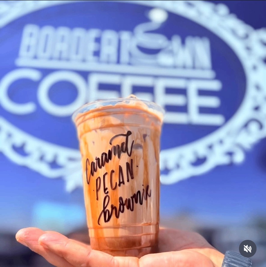 Caramel Pecan Brownie Latte
